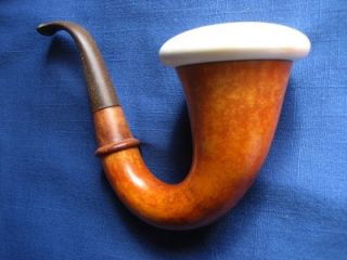 Calabash Gourd Sherlock Holmes Meerschaum Bowl Estate Pipe Stand