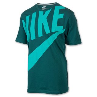 Mens Nike Exploded Futura Tee Shirt Dark Atomic