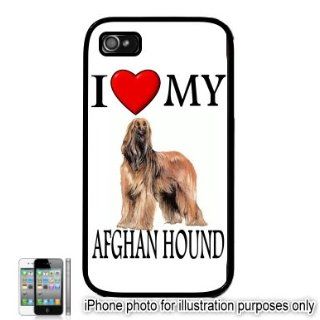 Afghanhound I Love My Love Dog Apple iPhone 4 4S Case