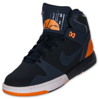 Mens Nike Mach Force Mid Black/Team Orange
