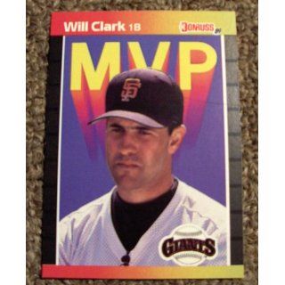 1989 Donruss Will Clark # 22 MLB Baseball MVP Card Sports