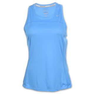 Nike Miller Womens Sleeveless Tee Shirt Blue Glow