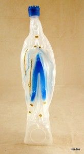 Our Lady of Lourdes Holy Water Bottle Font Pray Italy