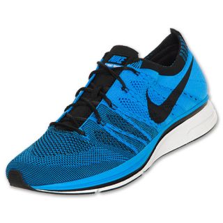 Nike Flyknit Trainer+ Mens Running Shoes Blue Glow