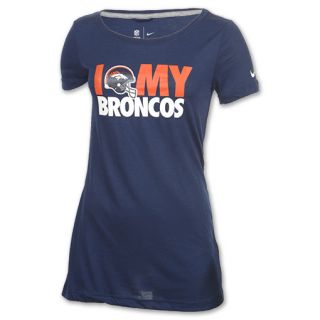 Nike Denver Broncos Team Dedication Womens NFL Tee Shirt