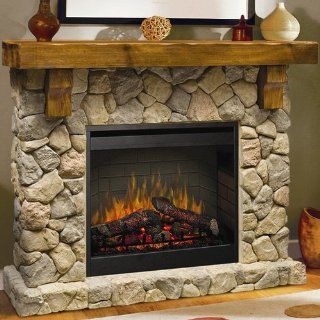 Dimplex Fieldstone Indoor Electric Fireplace Package