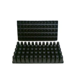 10 Plastic Seed Starting Trays   Each Tray Has 60 Cells