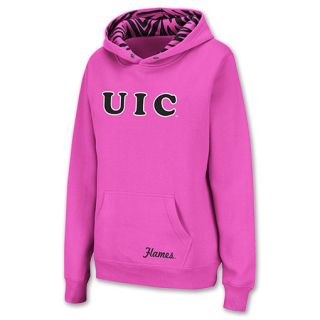 Illinois Chicago Flames NCAA Womens Hoodie Pink