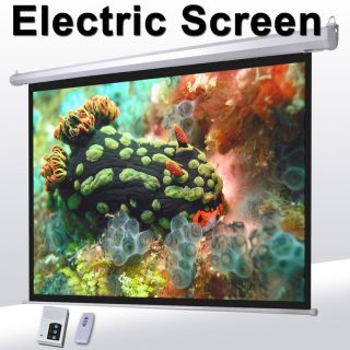   Electric HD Projection Screen projector home cinema 169 Matt White