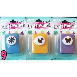 Set of 3 Craft Paper Punchers   Flower   Duck   Butterfly