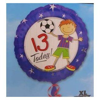 Foil Balloon 13 Today (boy) 18/45cm birthday Balloon
