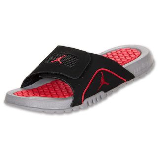 Jordan Hydro IV Retro Kids Sandals Black/Red/Grey