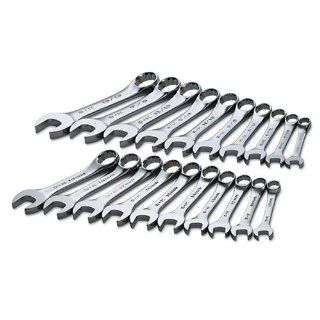 SK 86250 SuperKrome 20 Piece 12 Point Short Combination Wrench Set