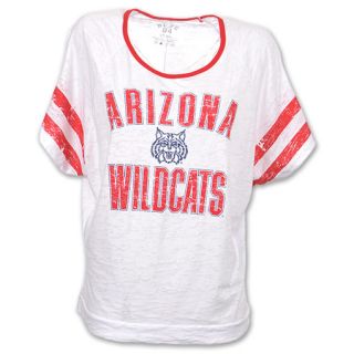 Arizona WIldcats Burn Batwing NCAA Womens Tee Shirt