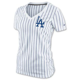 Womens Nike Los Angeles Dodgers MLB Cooperstown Collection Pinstripe