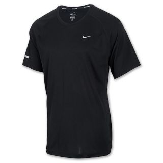 Mens Nike Miler UV Tee Shirt Black