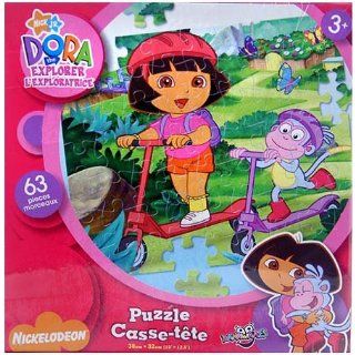 Dora the Explorer 63 Piece Puzzle   Scooters Toys & Games