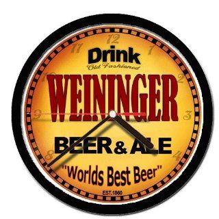 WEININGER beer and ale cerveza wall clock 