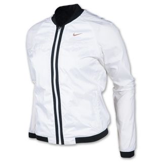 Womens Nike Sphere Bomber Running Jacket White