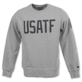Nike USATF Mens Sweatshirt Dark Grey Heather/Black