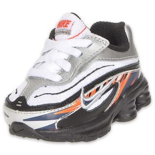 Nike Toddler Shox M1 Running Shoe White/Navy/Black