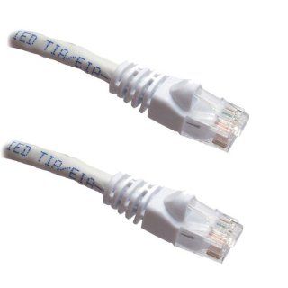 White Ethernet Network, Patch Cable, Molded Snagless Boot