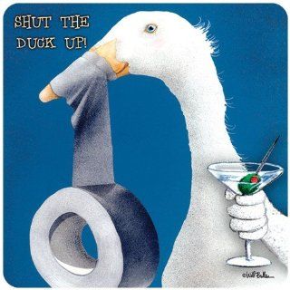 Paper Products S/4 Coasters shut The Duck Up Kitchen