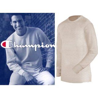 Champion Cotton/Spandex Long sleeve Thermal Crew for Men