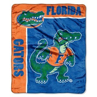 Florida Gators NCAA Royal Plush Raschel Blanket (School