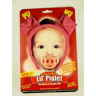Billy Bob Lil Piglet Pacifier Headband Combo Pacifier