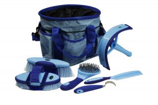  Grip Horse Grooming Kit w Nylon Carrying Bag New Horse Tack