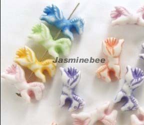 Jumping Horse Pony Acrylic Pendant Charms Beads 50