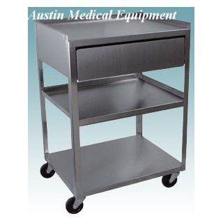 3 Tier New Stainless Steel Cart with Drawer from AME