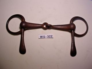 Antique Driving Snaffle Horse Bit Looks US Military But not Marked