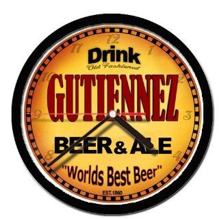 GUTIENNEZ beer and ale cerveza wall clock 