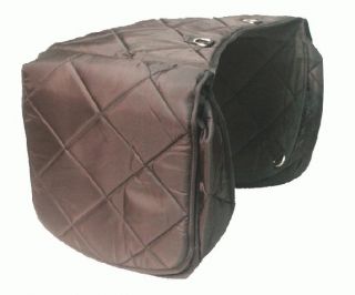  COLORS! Insulated Quilted Nylon Western Saddle Bags!! NEW HORSE TACK