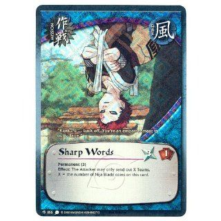 Naruto Coils of the Snake Sharp Words M 055 Foil Card
