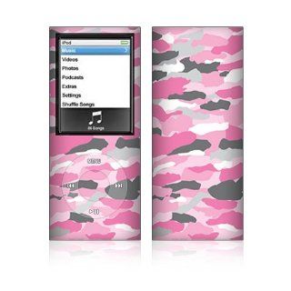 Apple iPod Nano (4th Gen) Skin Decal Sticker   Pink Camo