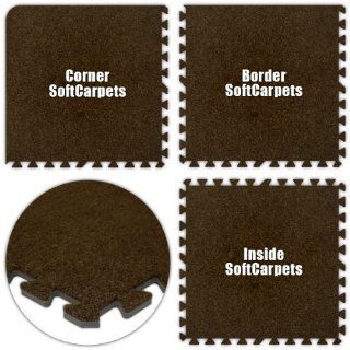 Floor Pad, SoftCarpets, Brown, 6 x 14 Set, Total Sq. Ft