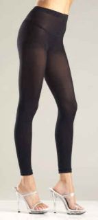 Tights Opaque Black Footless Queen Plus Size Legging Hosiery
