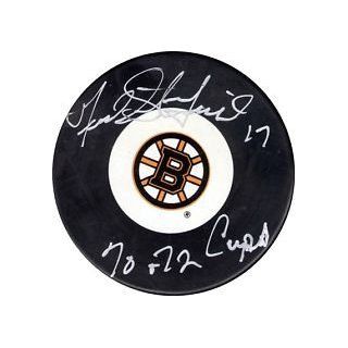 Fred Stanfield Boston Bruins Autographed Hand Signed NHL