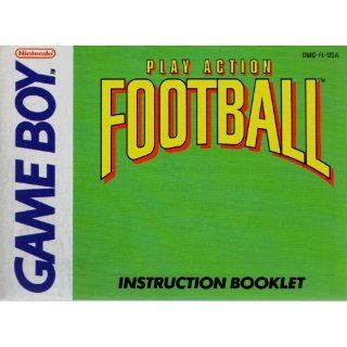 Play Action Football GB Instruction Booklet (Game Boy