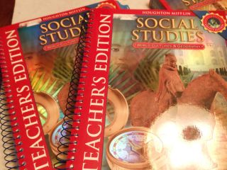 Houghton Mifflin Social Studies  Pup Ed World Cultures L 6 World