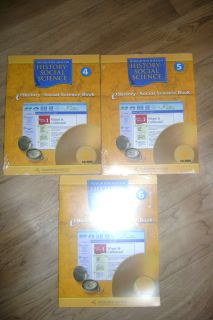 Houghton Mifflin History Social Science Grade 4,5,& 6 CD Roms~Free