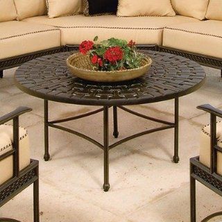 Windham Castings WO97XX41 Round Woven Top Coffee Table