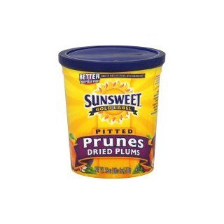 Sunsweet Gold Label Prunes, Pitted, Dried,18oz, (pack of 2