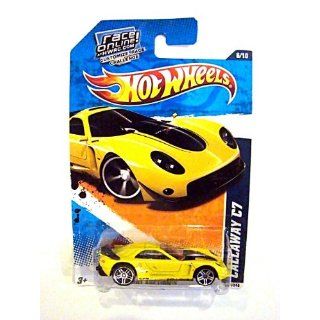 Hot Wheels 2011 Callaway C7 #164 Hot Auction YELLOW Toys