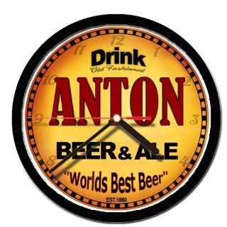 ANTON beer and ale wall clock: Everything Else