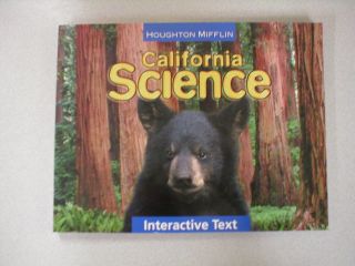 Houghton Mifflin California Science Grade 4 Interactive Text ISBN