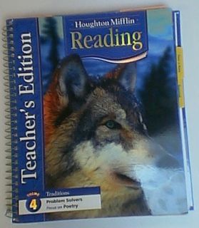 Houghton Mifflin Reading Traditions 4 Problem Solvers Poetry Teachers